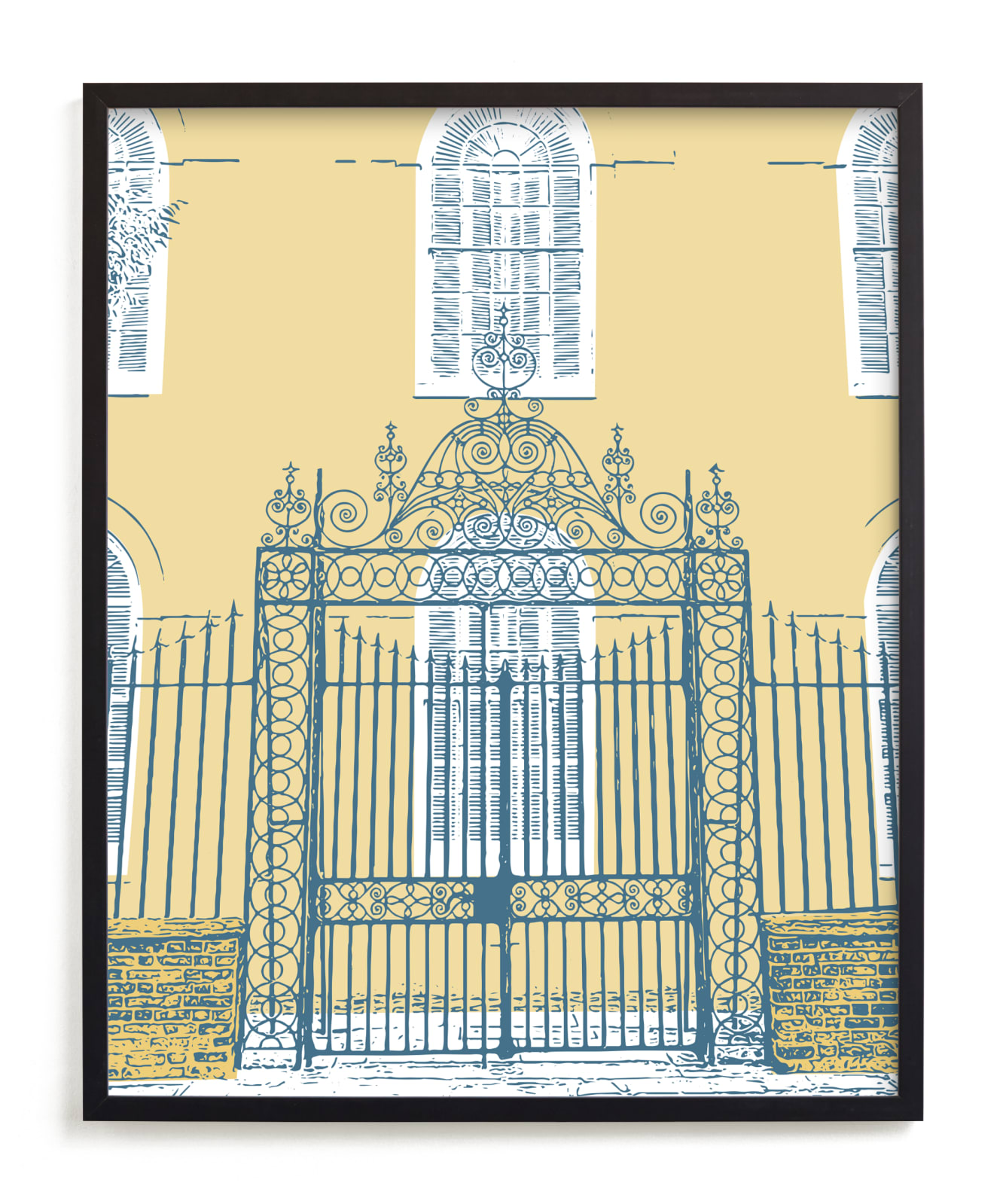 "Charleston Iron Work" by Shannon Kohn in beautiful frame options and a variety of sizes.