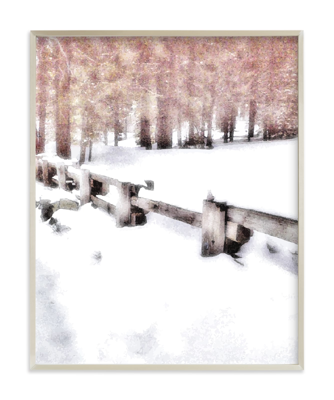 "Dreamy Winter" by Mariecor Agravante in beautiful frame options and a variety of sizes.