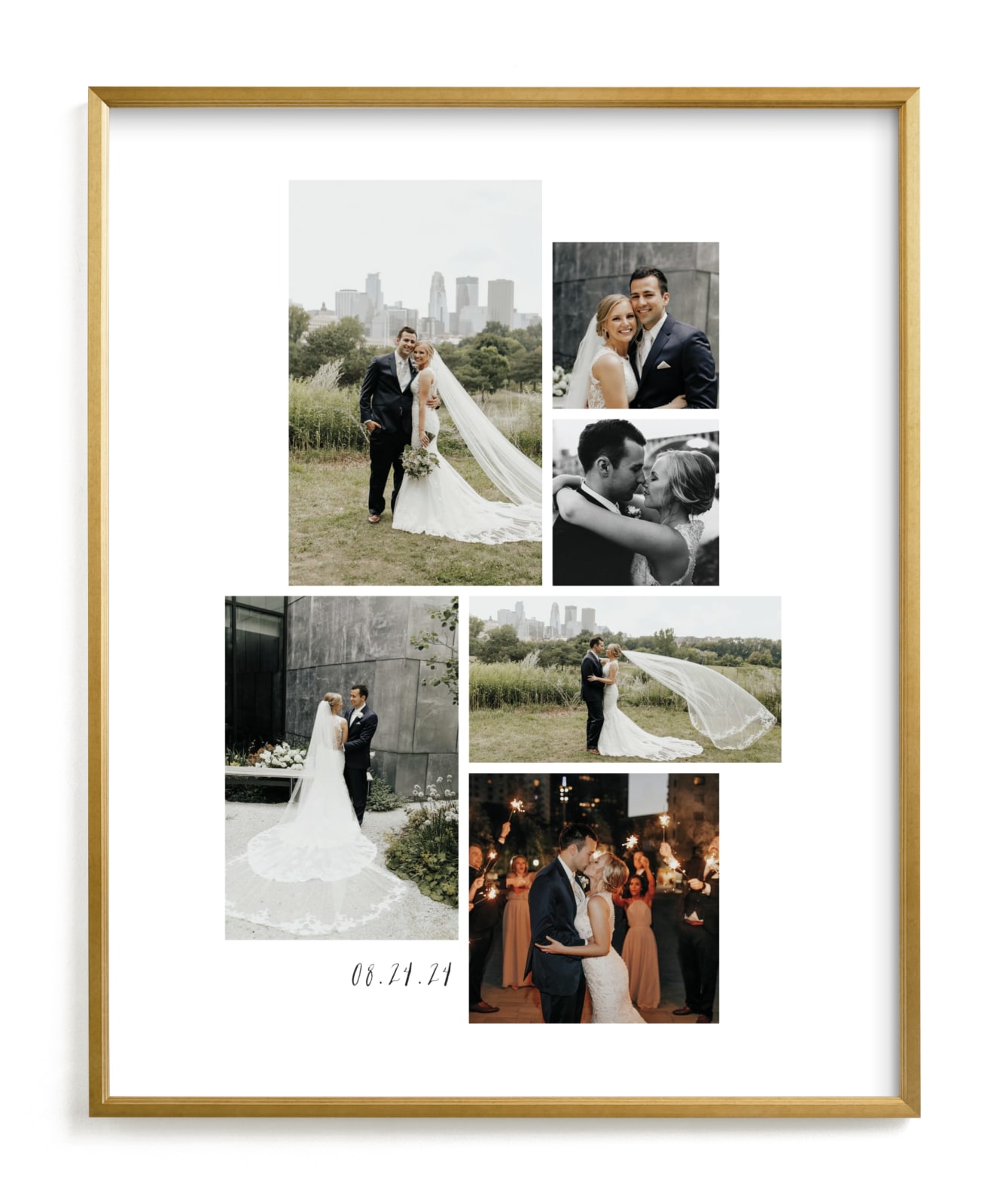 "Wedding Moments" - Custom Photo Art by Hooray Creative in beautiful frame options and a variety of sizes.