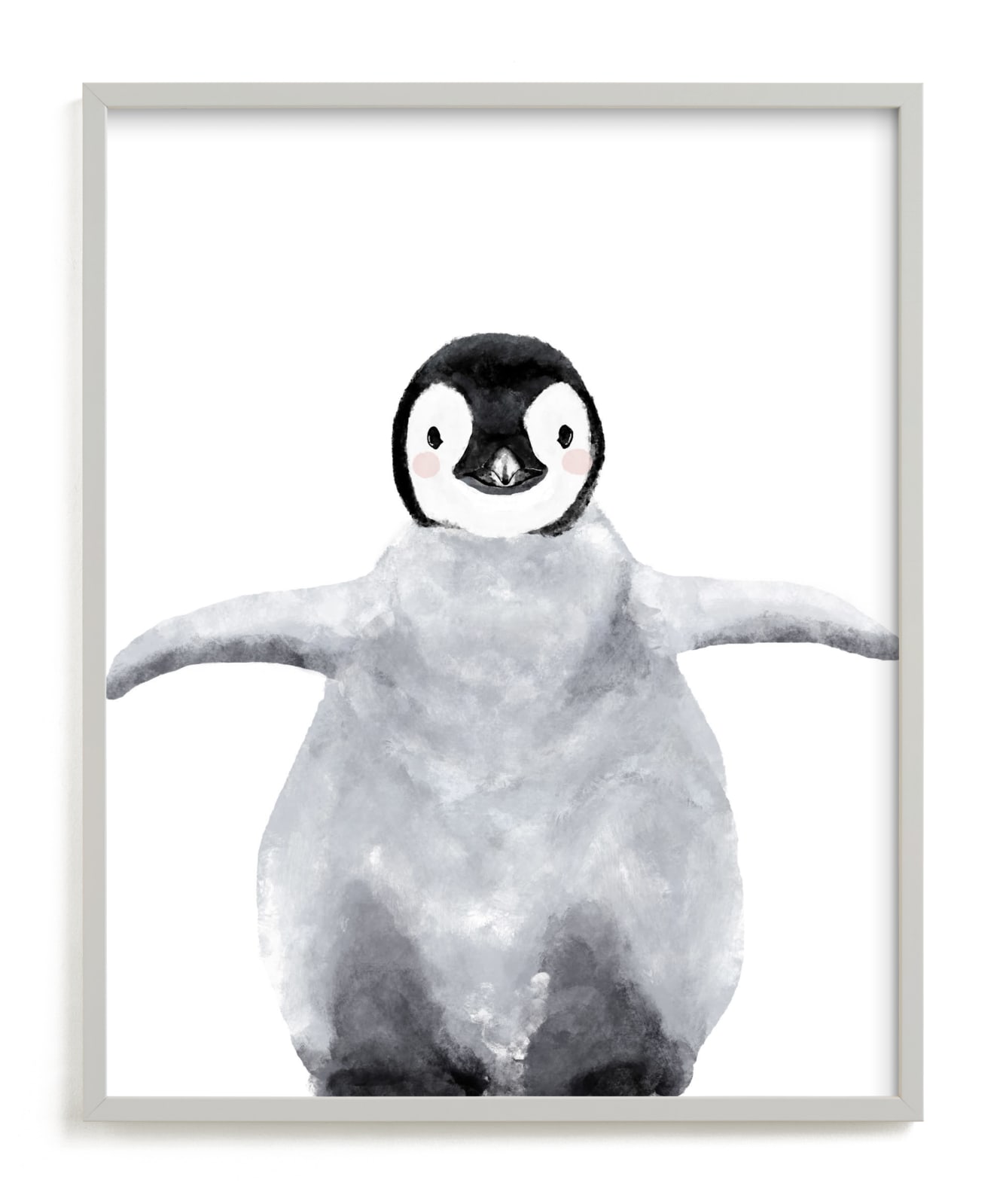 "Baby Animal Penguin" - Limited Edition Art Print by Cass Loh in beautiful frame options and a variety of sizes.
