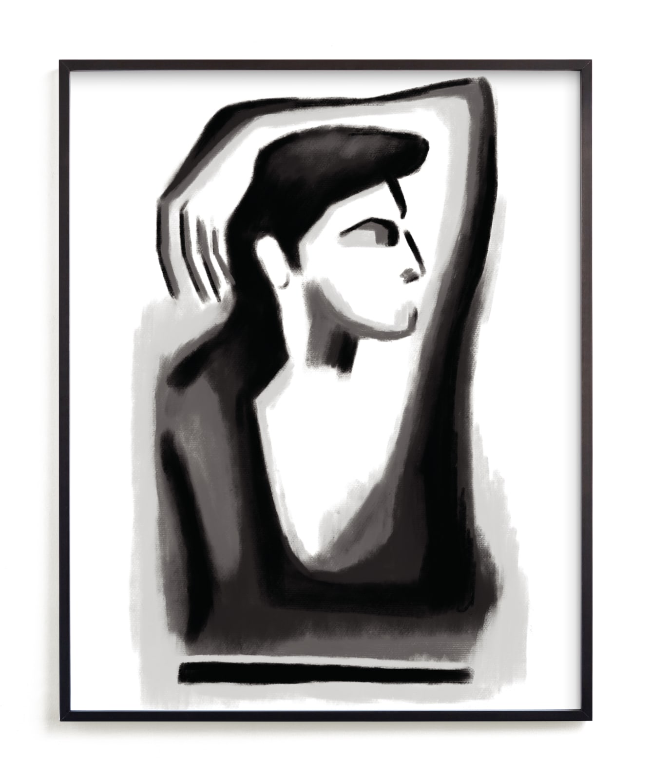 "Contemplation" - Limited Edition Art Print by Mansi Verma in beautiful frame options and a variety of sizes.