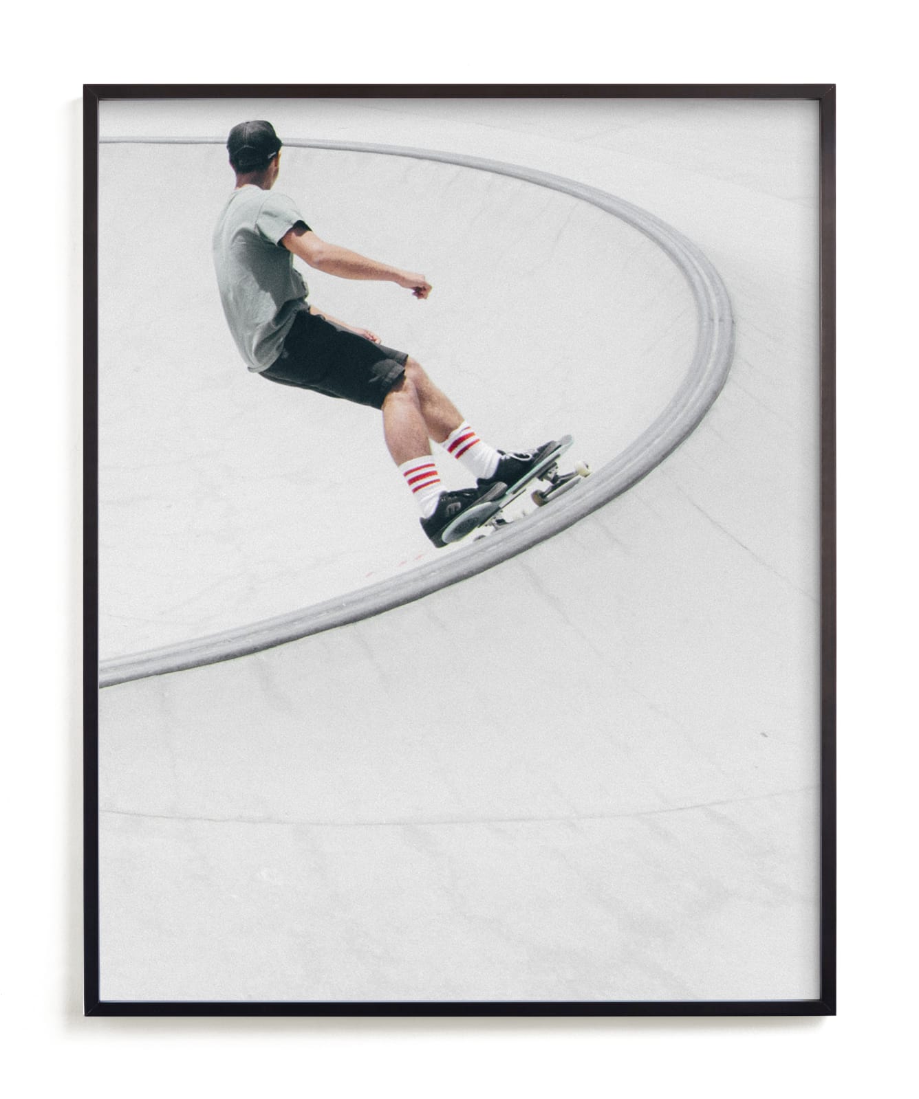 "Saint Skate 01" - Limited Edition Art Print by Asha Nahas in beautiful frame options and a variety of sizes.