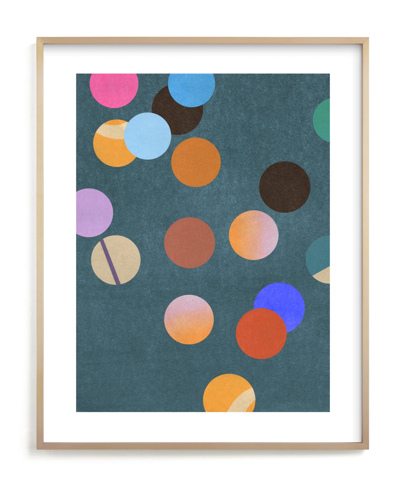 "playful circles II" - Limited Edition Art Print by Sumak Studio in beautiful frame options and a variety of sizes.