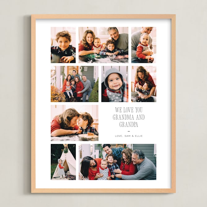 Nine Portraits Framed Art