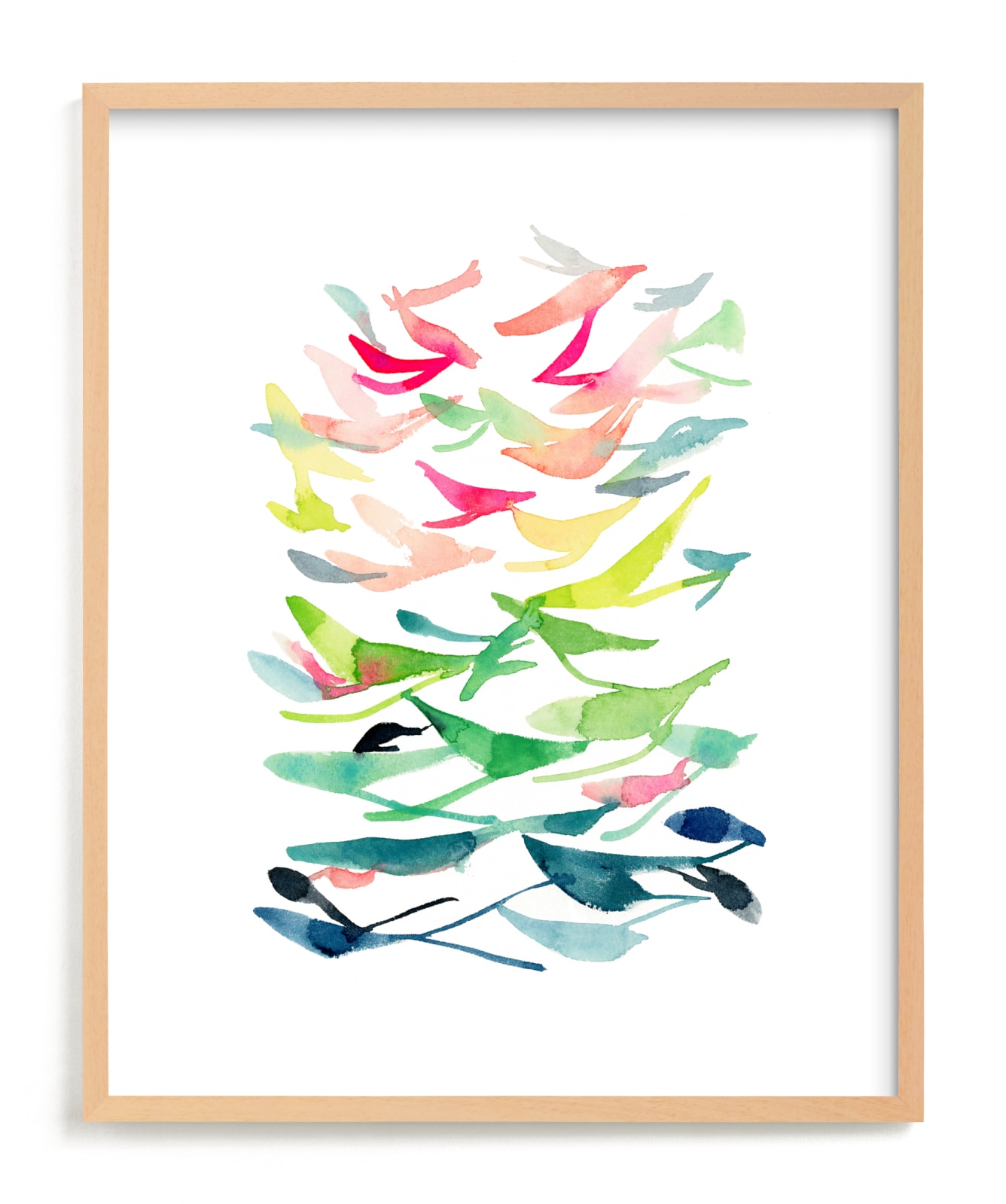 "Spring is in the Air" - Limited Edition Art Print by Jean Choe Art and Design in beautiful frame options and a variety of sizes.