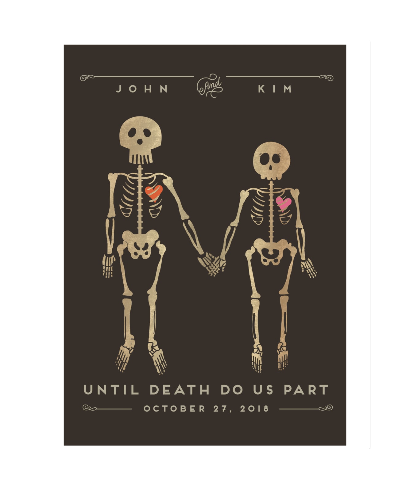 "Kim Until Death Custom" by Katie Zimpel in beautiful frame options and a variety of sizes.