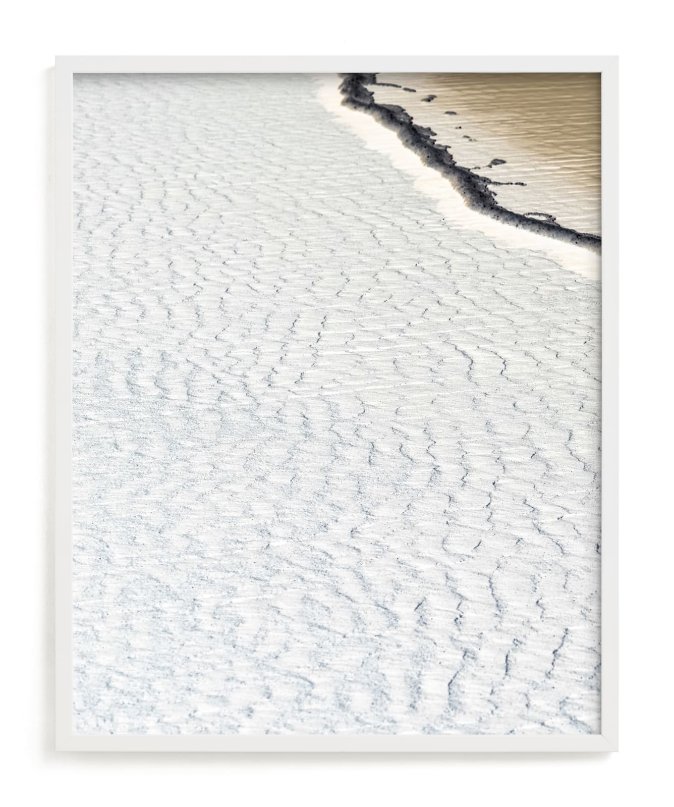 "Negative Space: Shoreline I" - Limited Edition Art Print by Jessica C Nugent in beautiful frame options and a variety of sizes.