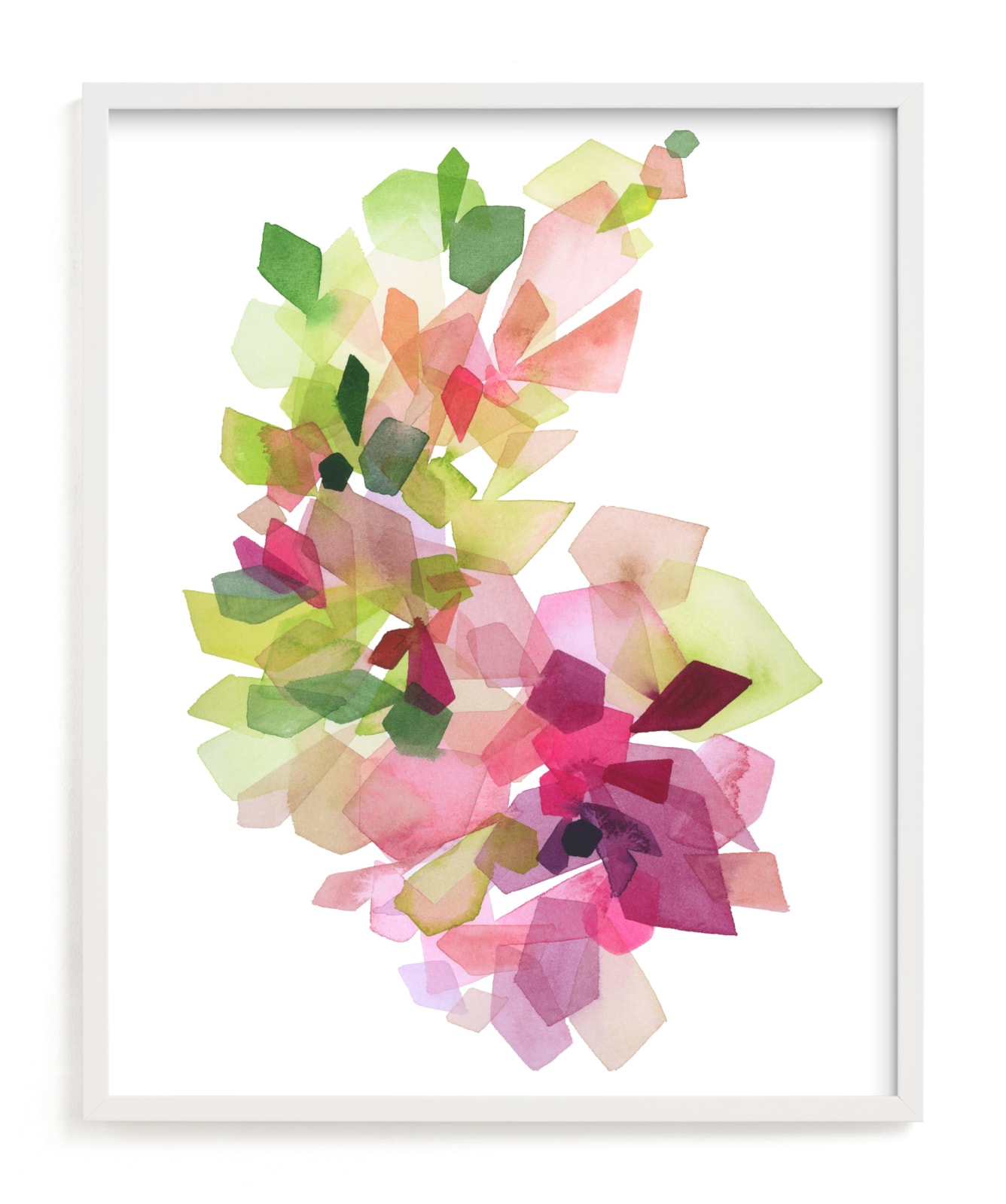 "Burgundy Gems" - Limited Edition Art Print by Yao Cheng Design in beautiful frame options and a variety of sizes.