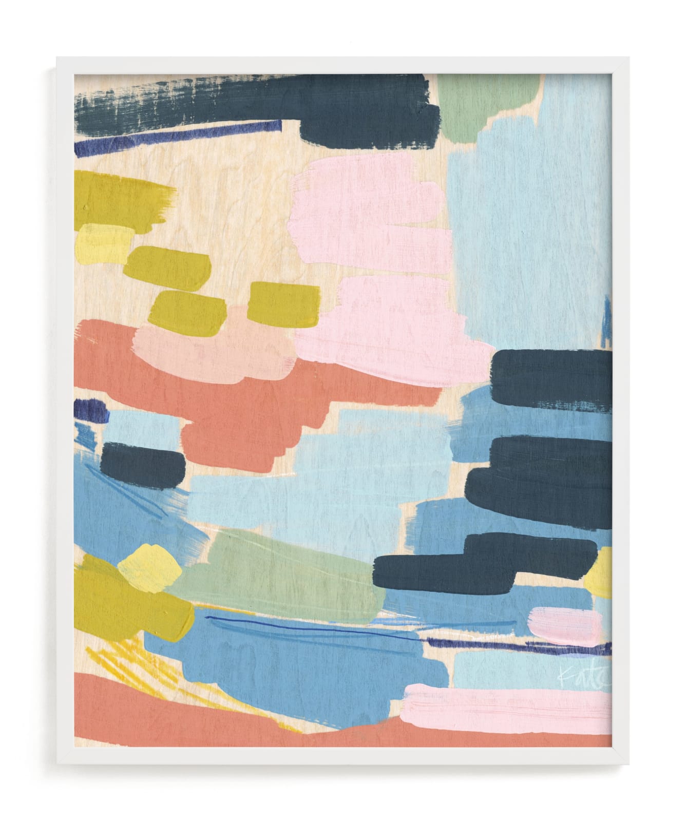 "Rainbow Mash Up" - Limited Edition Art Print by Katie Craig in beautiful frame options and a variety of sizes.