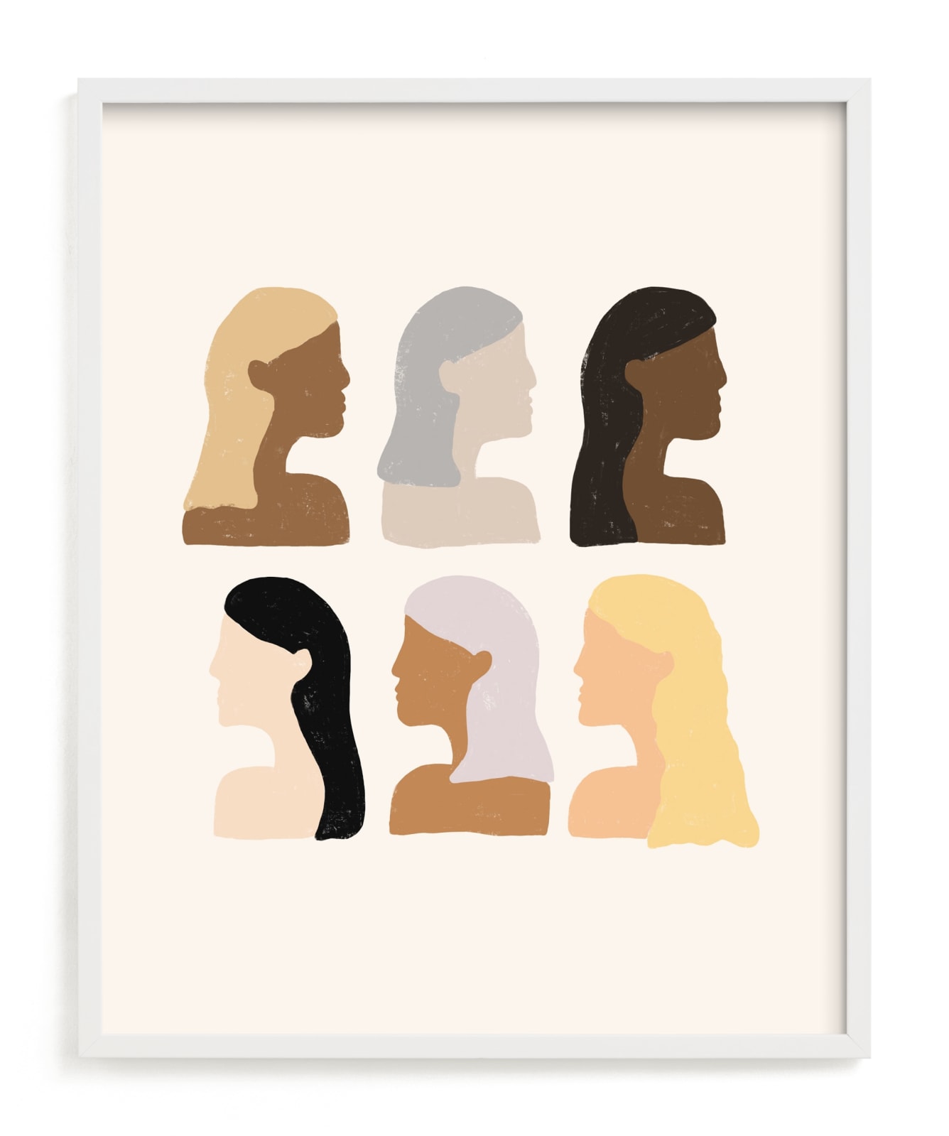 "Girls Support Girls" - Limited Edition Art Print by Amanda Houston in beautiful frame options and a variety of sizes.