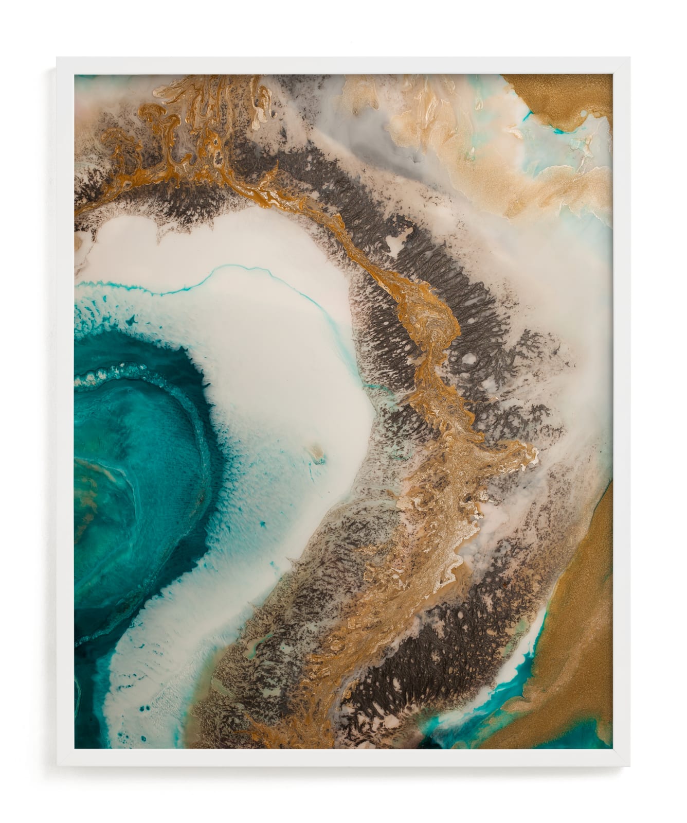 "Collide" - Limited Edition Art Print by Debi Perkins in beautiful frame options and a variety of sizes.