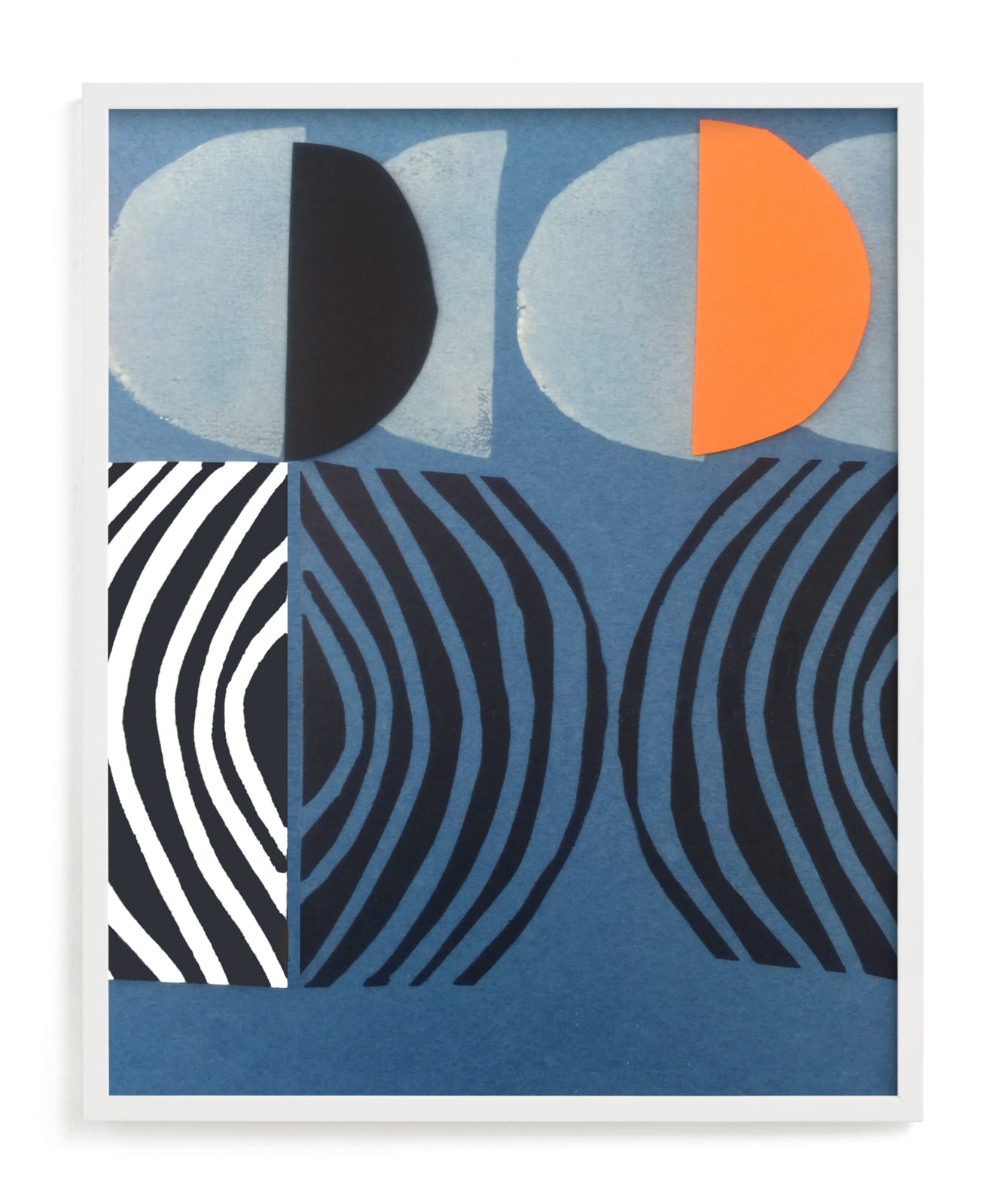 "Solar Eclipse" - Limited Edition Art Print by Deborah Velasquez in beautiful frame options and a variety of sizes.