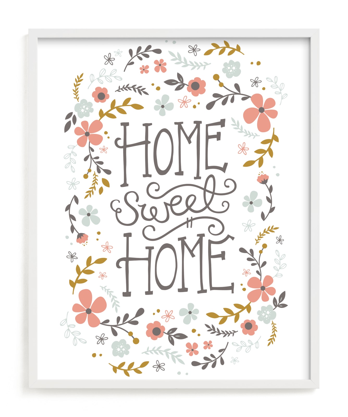 "Home Sweet Home" - Limited Edition Art Print by Kristen Smith in beautiful frame options and a variety of sizes.