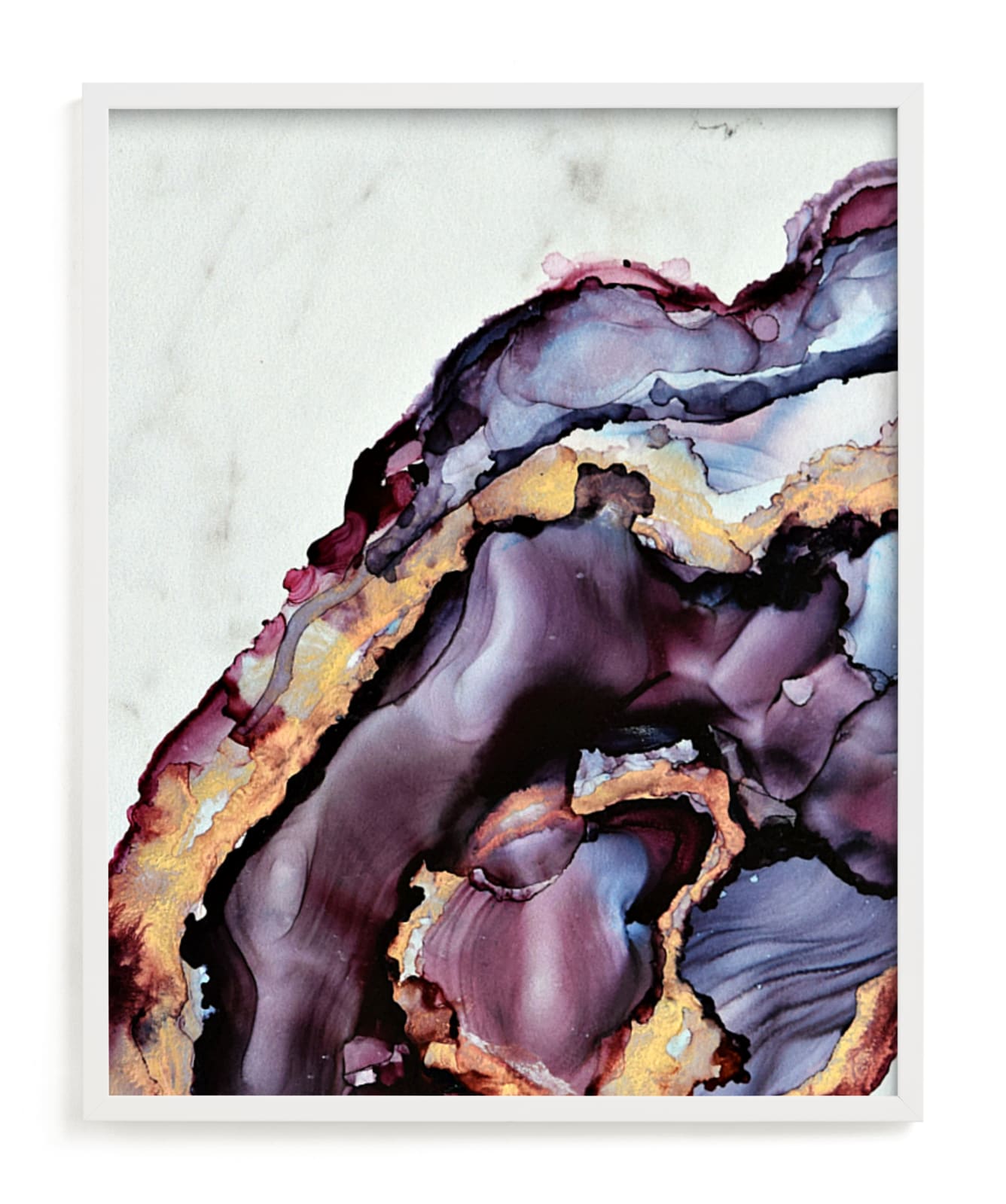 "Geode Royale" - Limited Edition Art Print by Marla Beyer in beautiful frame options and a variety of sizes.