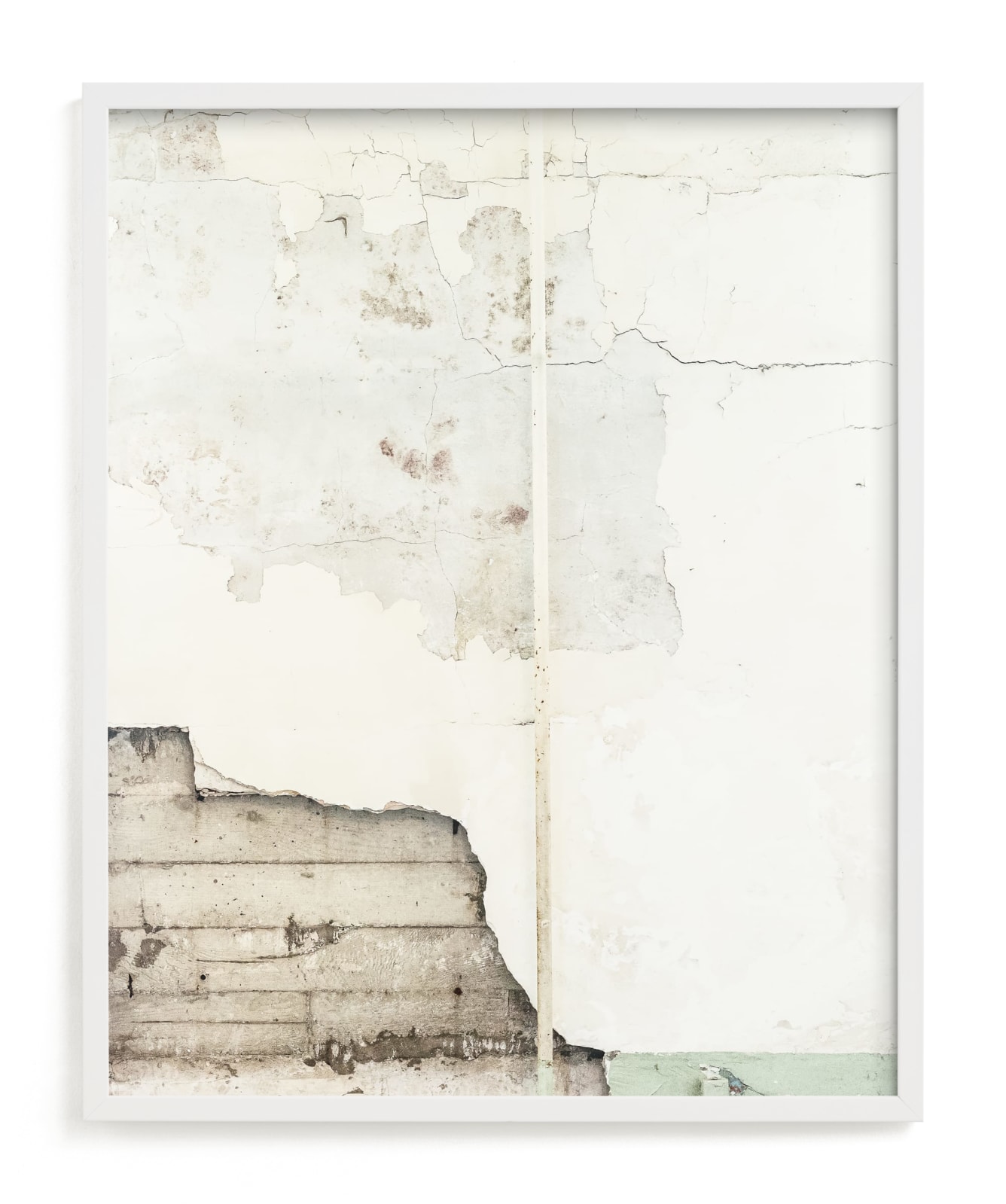 "baisse blanc" - Art Print in Color by Kamala Nahas - Framed