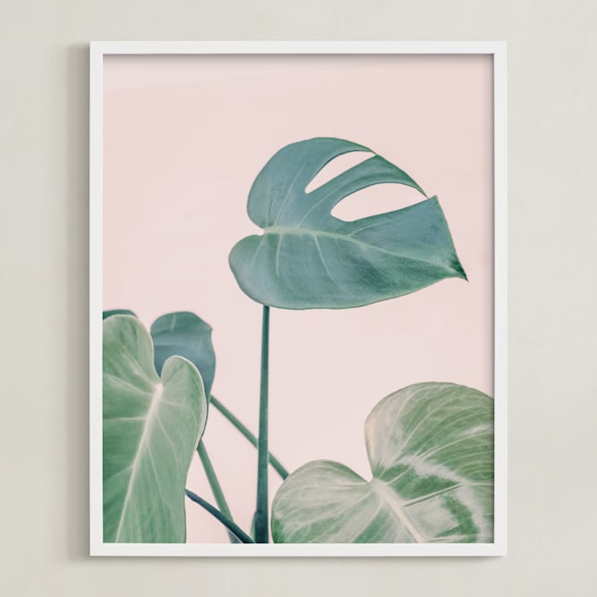 "Botanical No. 38" - Art Print in Petal by Jennifer Rigsby - Framed