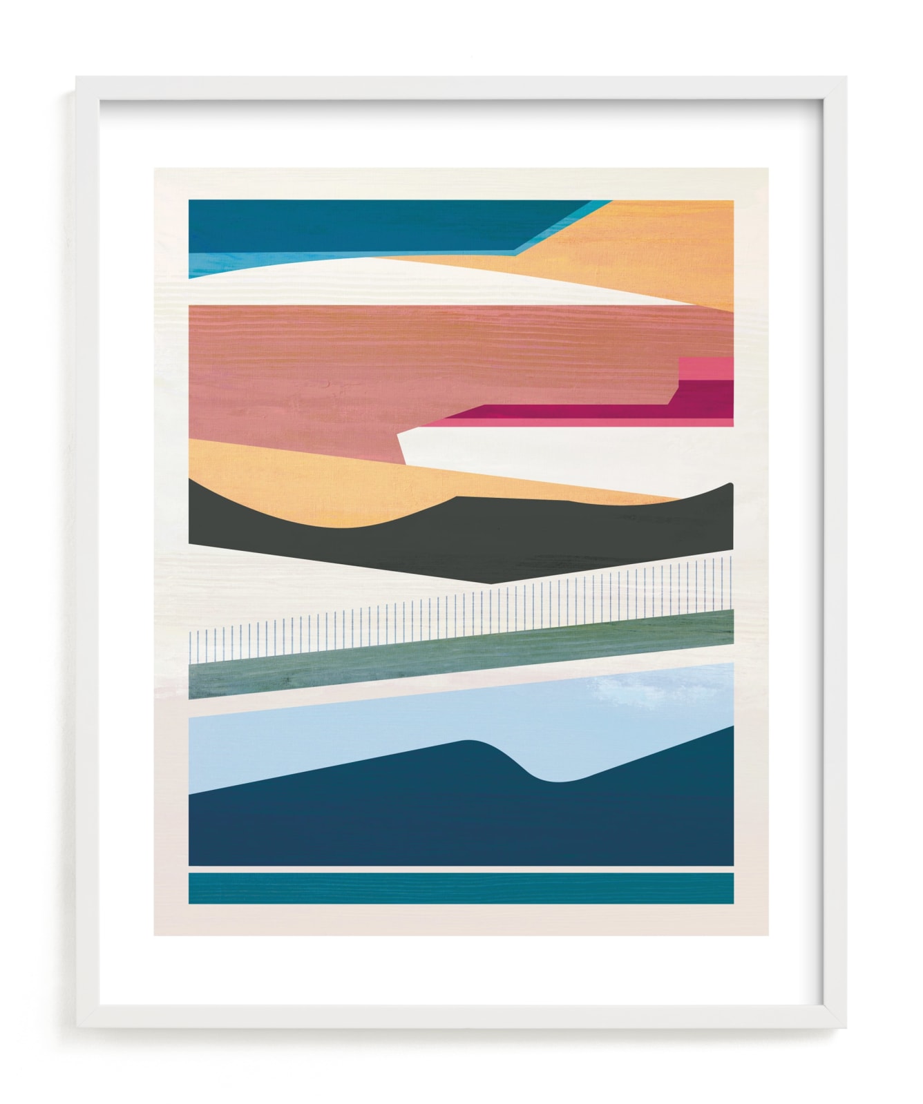 "Outlook" - Limited Edition Art Print by Jen Florentine in beautiful frame options and a variety of sizes.