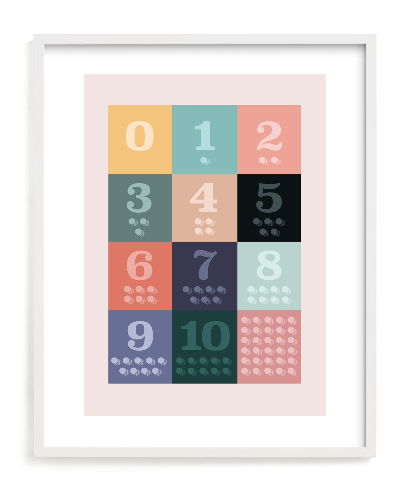 "1, 2 , 3, Oh I See! Count Along Numbers" - Limited Edition Art Print by Karyna Amador Design in beautiful frame options and a variety of sizes.