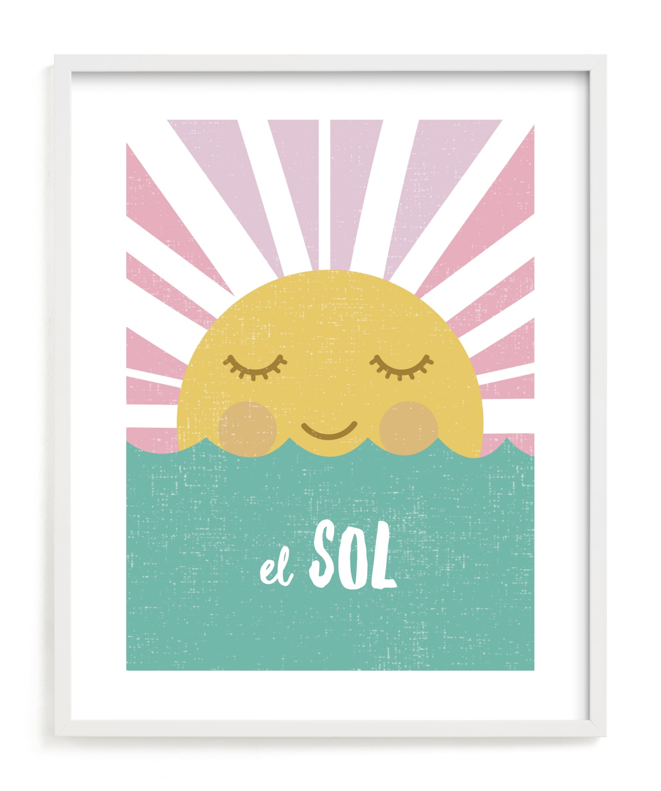 "El Sol" - Limited Edition Art Print by merry mack creative in beautiful frame options and a variety of sizes.
