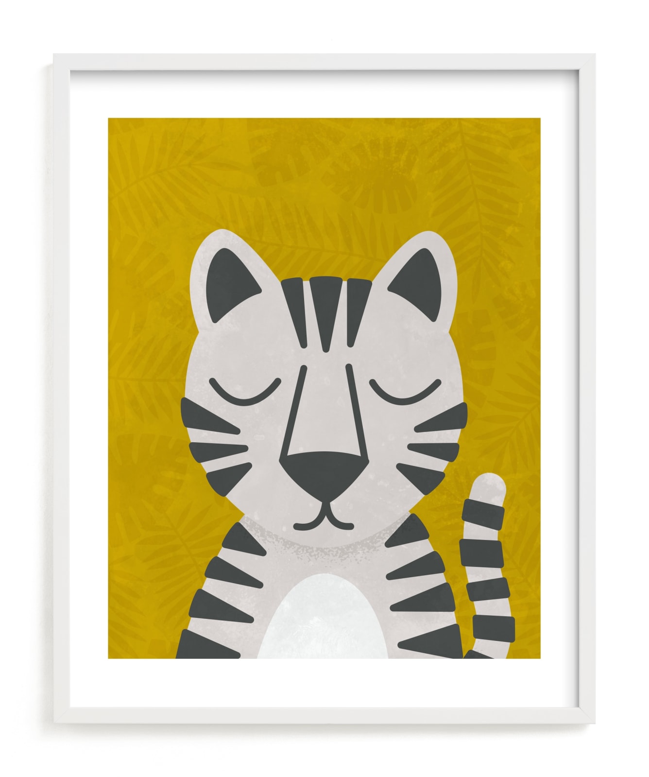 "White Bengal Tiger" - Limited Edition Art Print by 2birdstone in beautiful frame options and a variety of sizes.