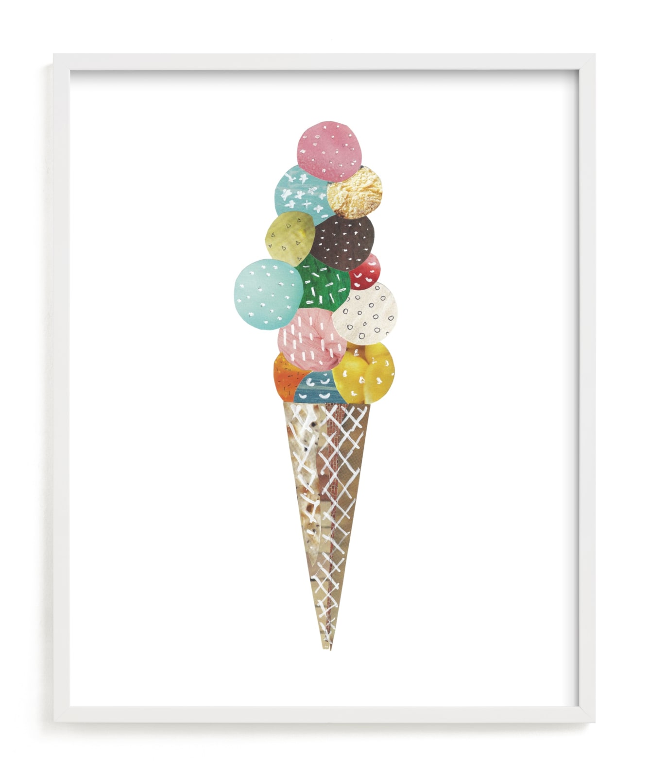 "Ice Cream" - Limited Edition Art Print by Aiko Poole in beautiful frame options and a variety of sizes.