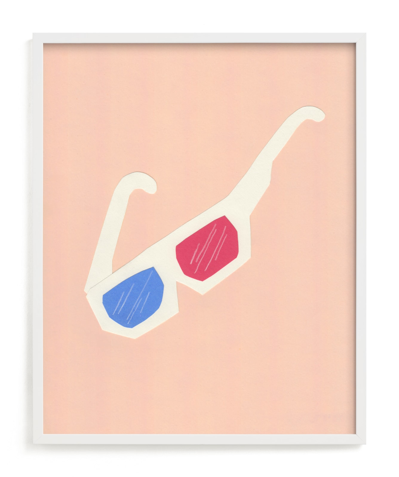 "3-D glasses" - Limited Edition Art Print by Elliot Stokes in beautiful frame options and a variety of sizes.