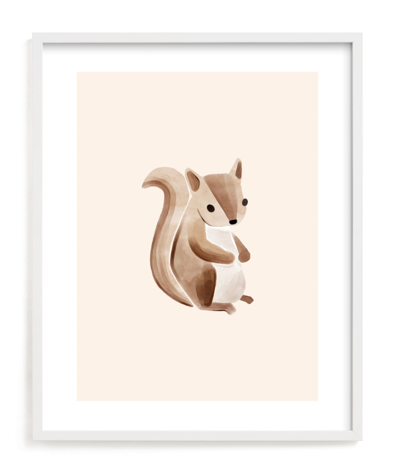 "Baby Squirrel" - Limited Edition Art Print by Vivian Yiwing in beautiful frame options and a variety of sizes.