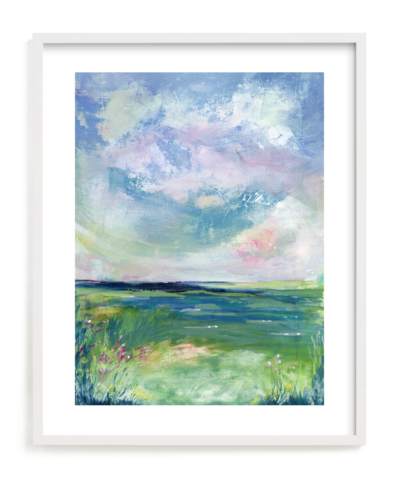 "By the Bay" - Limited Edition Art Print by Lindsay Megahed in beautiful frame options and a variety of sizes.