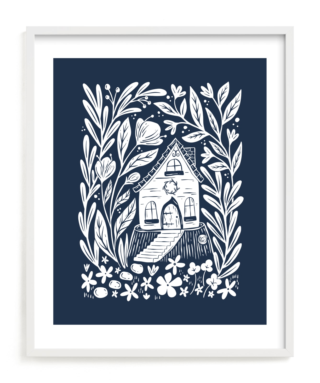 "Fairy House" - Limited Edition Art Print by Kristen Knechtel in beautiful frame options and a variety of sizes.