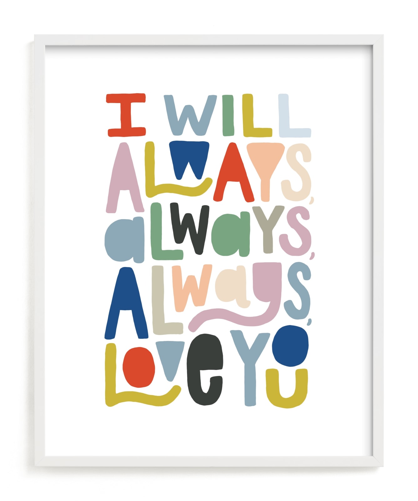 "Always Always" by Alethea and Ruth in beautiful frame options and a variety of sizes.