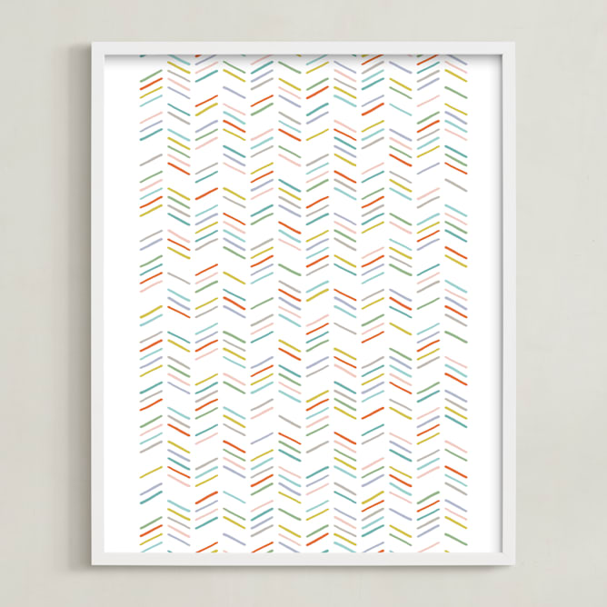 Drawn Herringbone Art