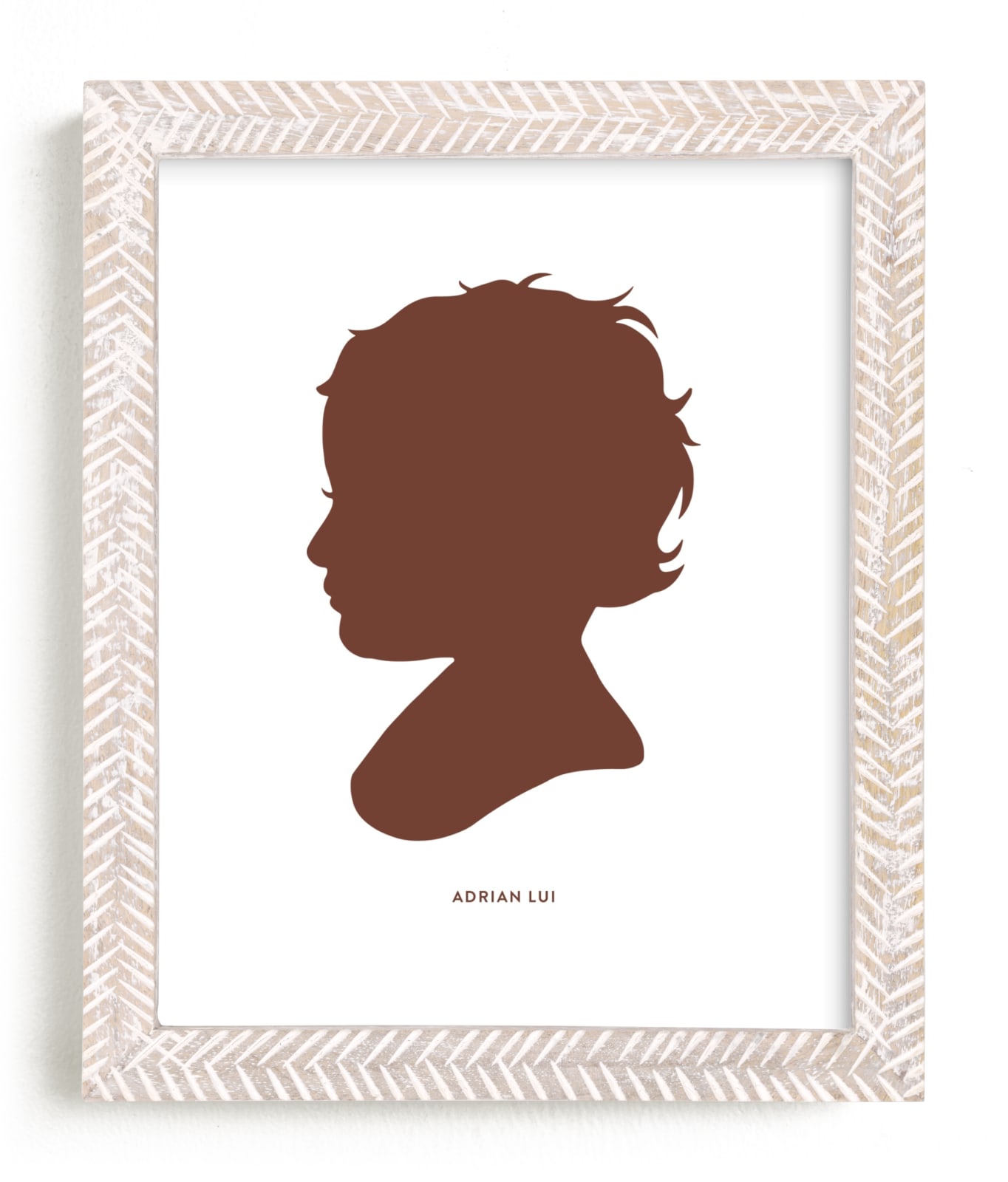 "Custom Silhouette Art" - Completely Custom Silhouette Art by Minted in beautiful frame options and a variety of sizes.