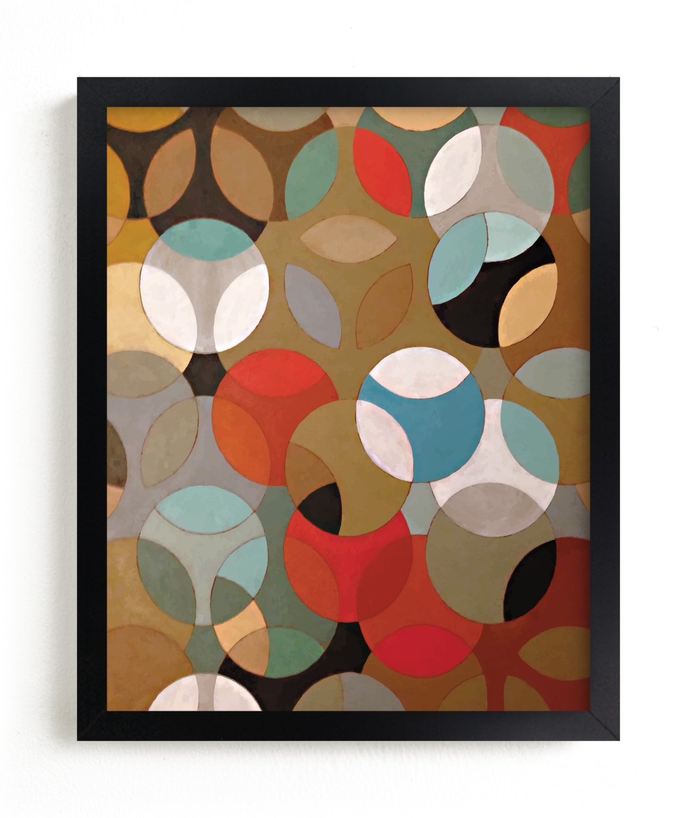 "Prime Oval" - Limited Edition Art Print by Lauren Enjeti in beautiful frame options and a variety of sizes.
