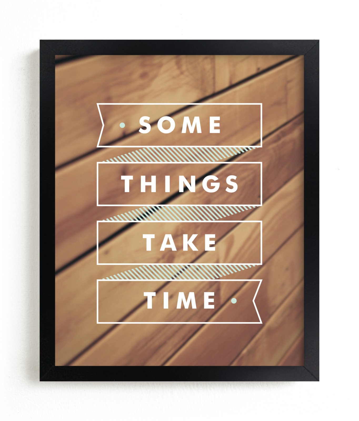 "Some Things Take Time" - Limited Edition Art Print by Monica Tuazon in beautiful frame options and a variety of sizes.