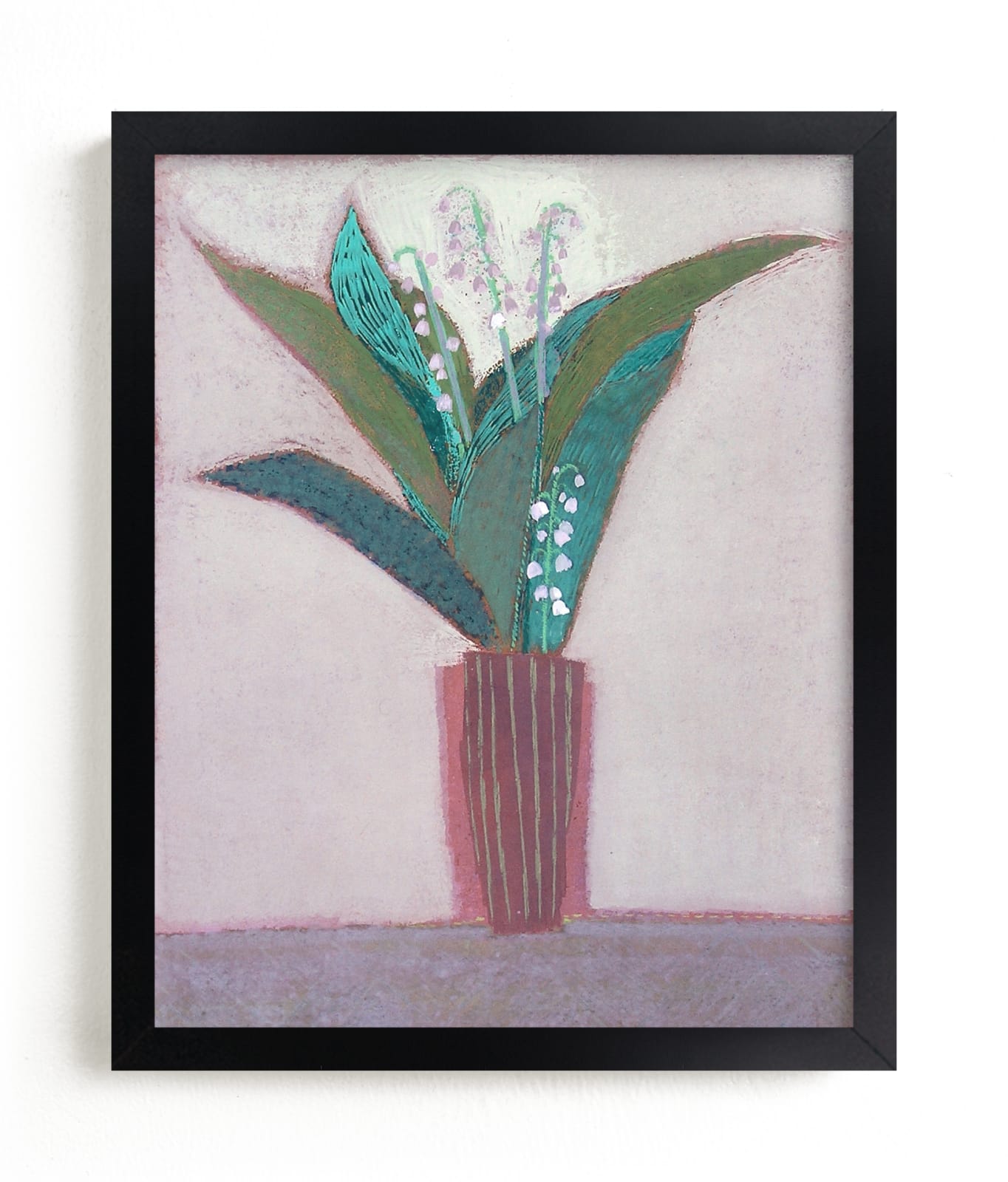 "lily of the valley" - Limited Edition Art Print by Liz Innvar in beautiful frame options and a variety of sizes.