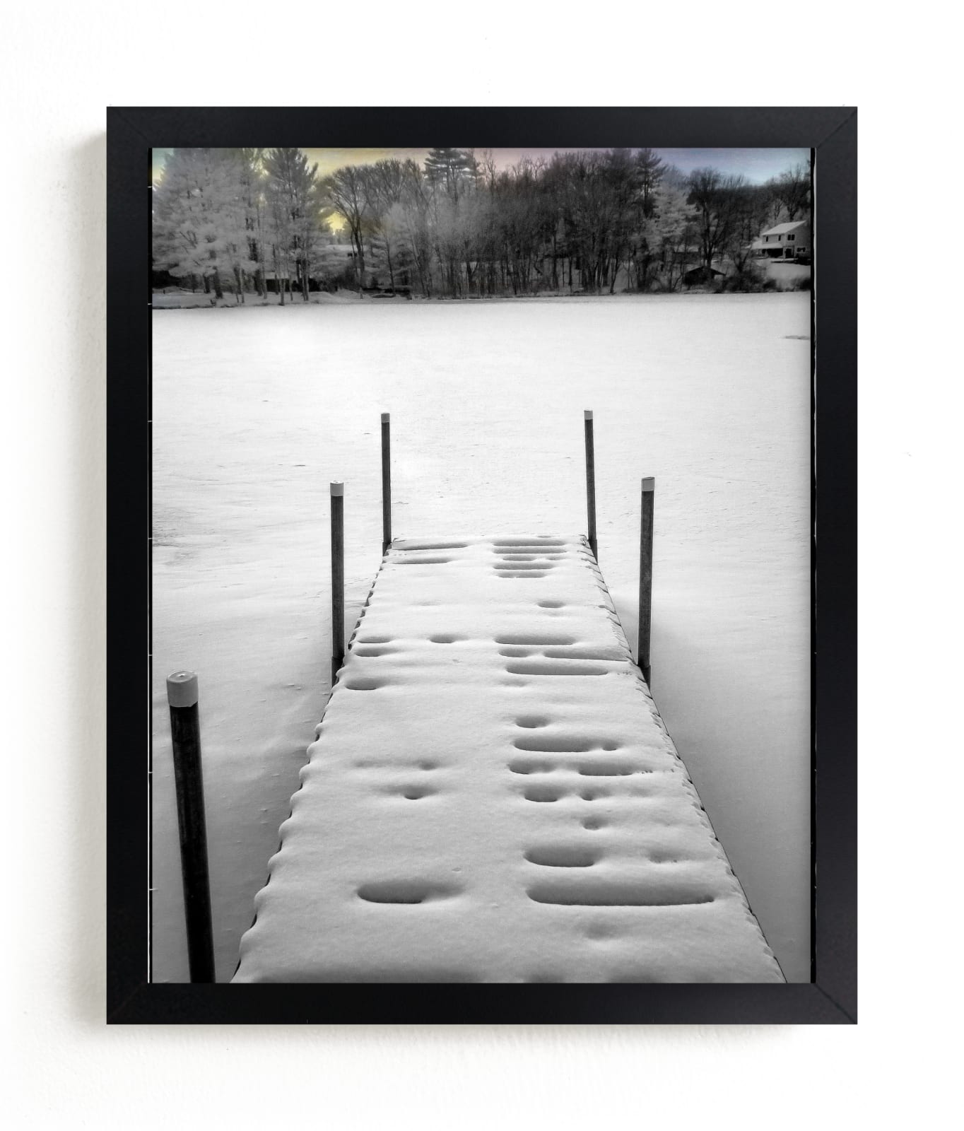 Winter Scene On Secret Lake