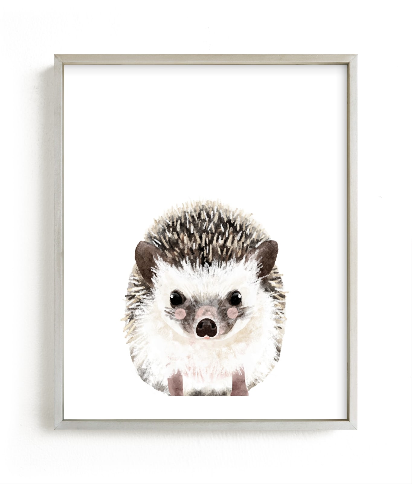 "Baby Hedgehog" by Cass Loh in beautiful frame options and a variety of sizes.