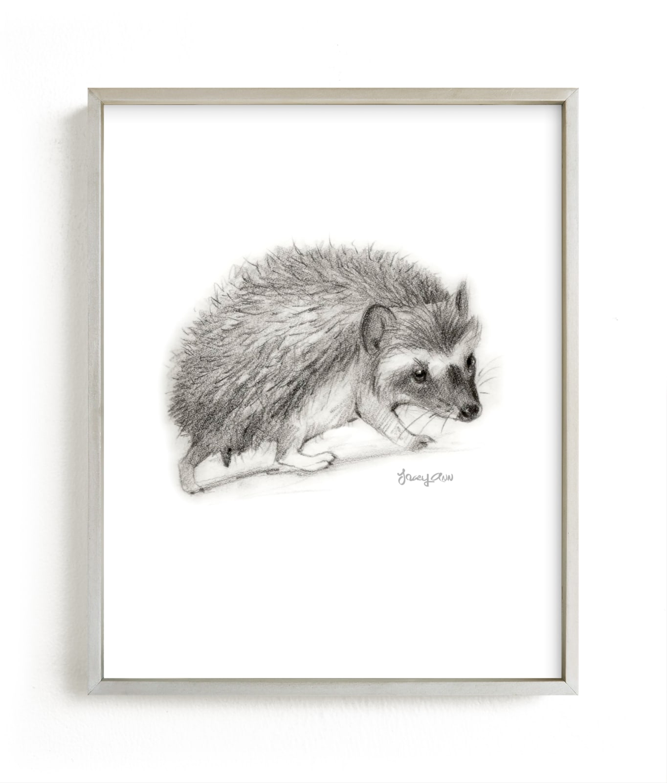 "Spike Hedgehog" by Tracy Ann in beautiful frame options and a variety of sizes.