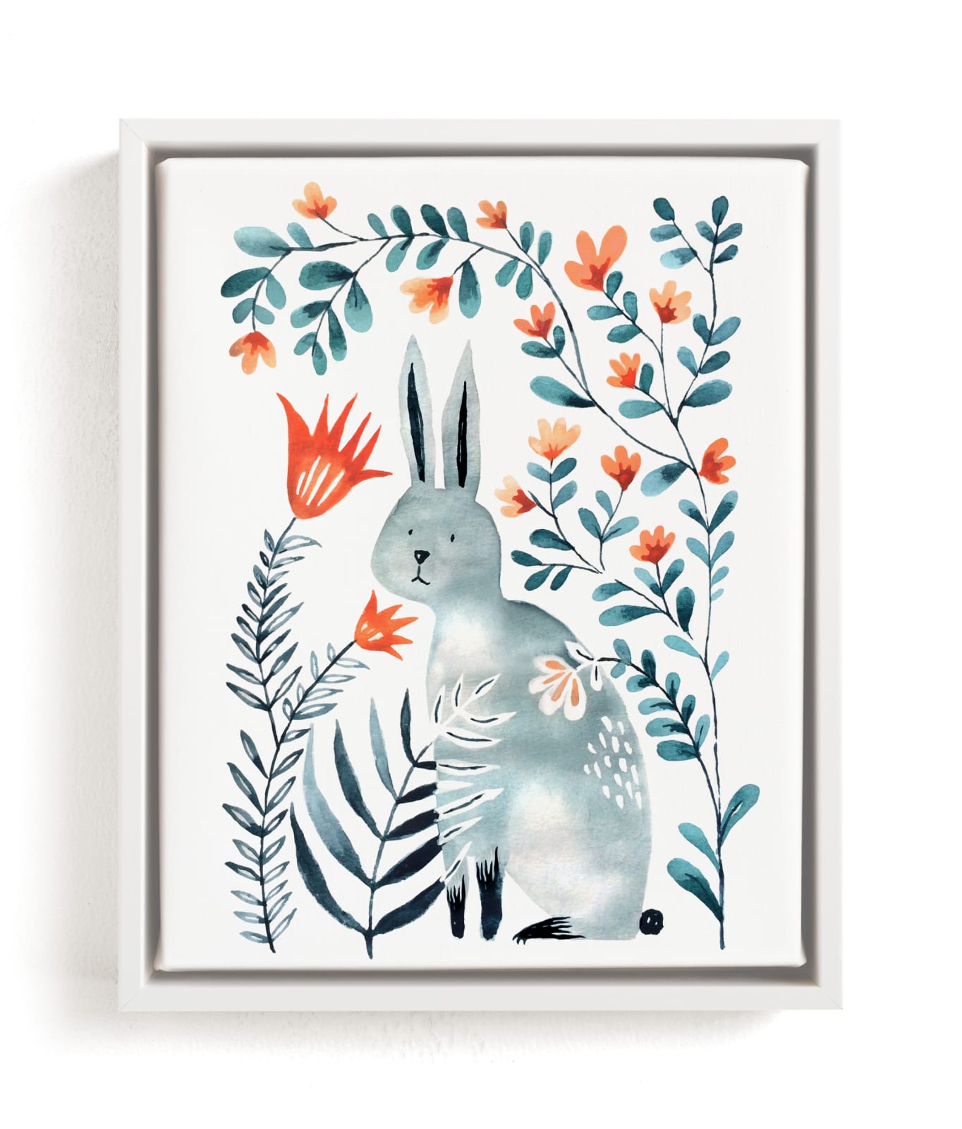 "Meadow Bunny" - Limited Edition Art Print by Surface Love in beautiful frame options and a variety of sizes.
