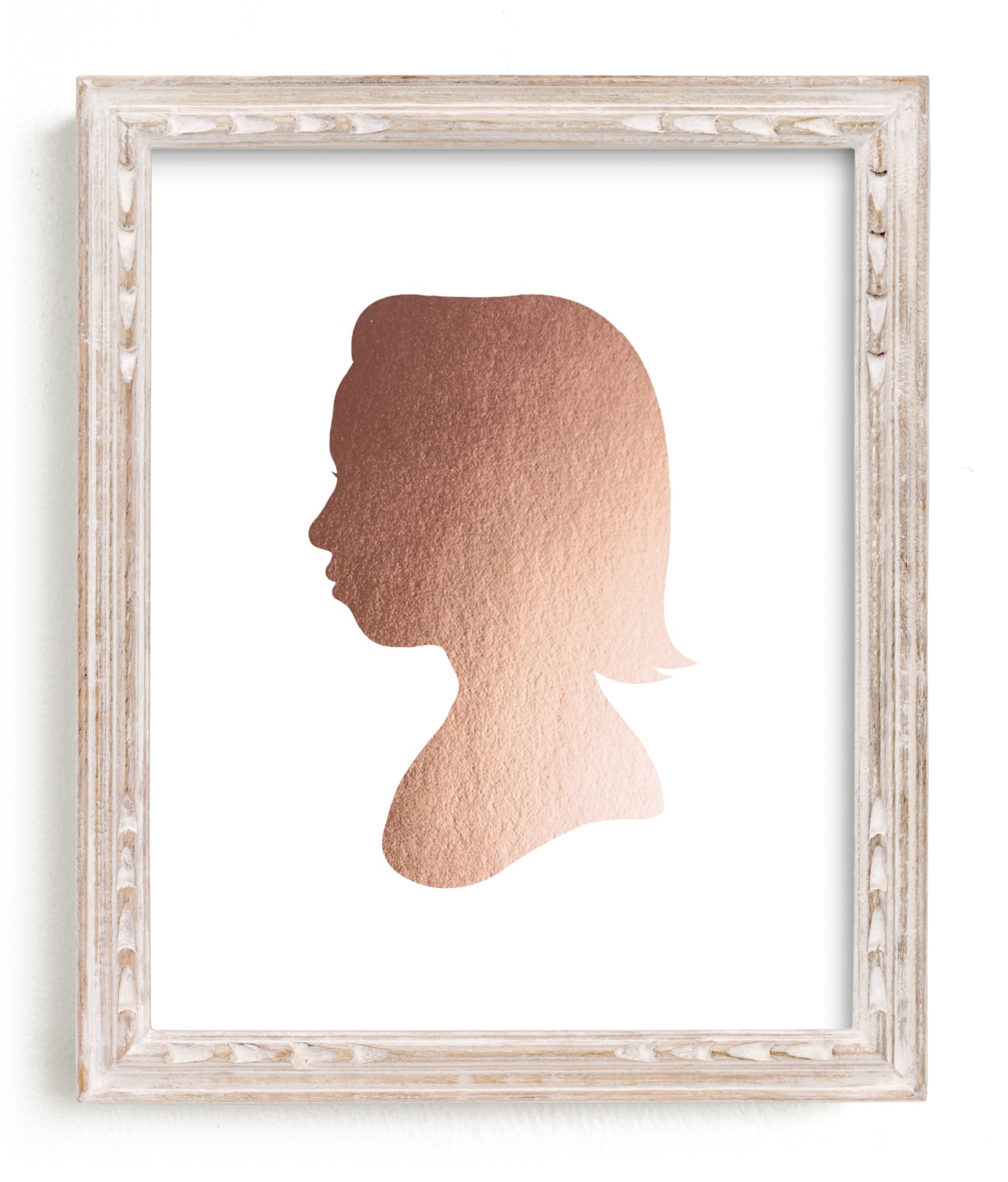 "Custom Silhouette Foil Art" - Silhouette Foil Art by Minted in beautiful frame options and a variety of sizes.