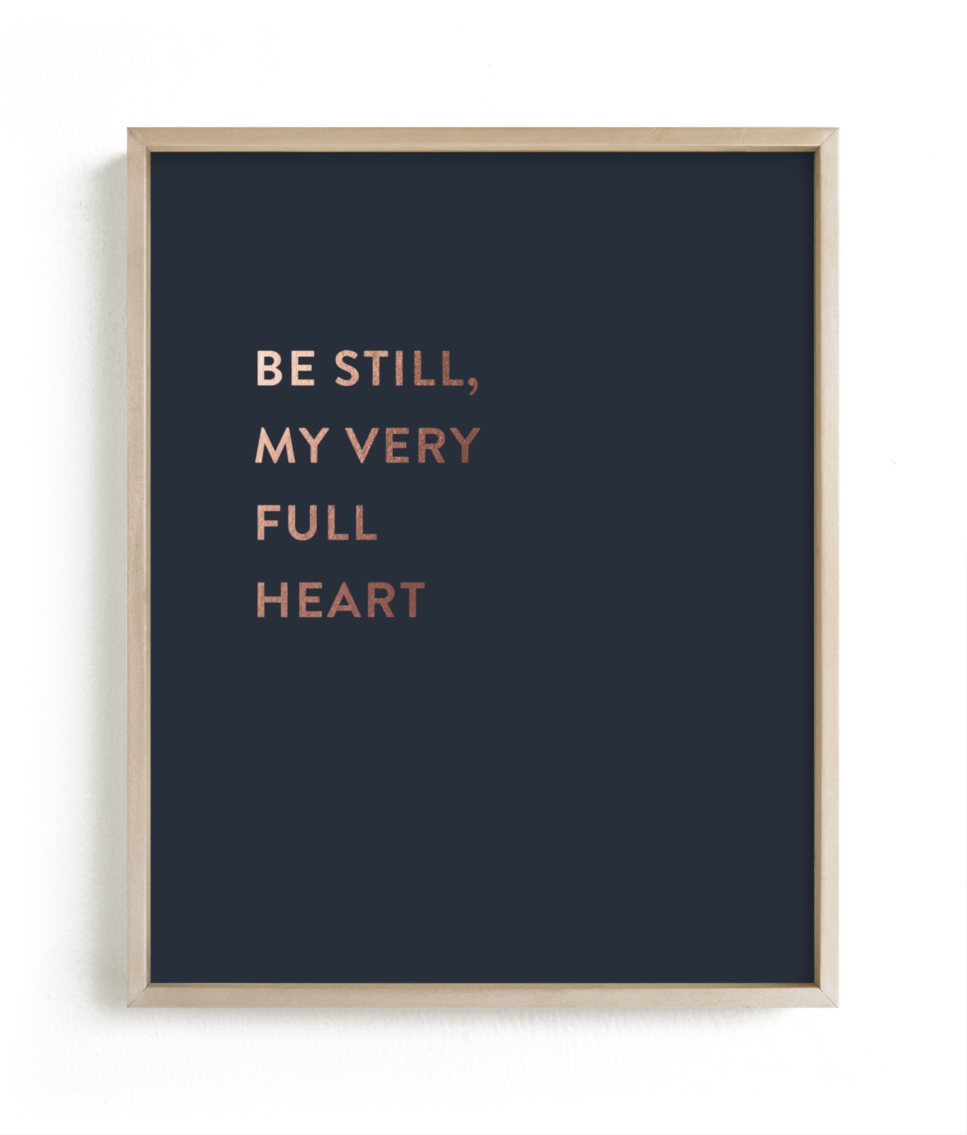 "Custom Quotes - Foil" - Completely Custom Foil-pressed Art Print by Minted in beautiful frame options and a variety of sizes.