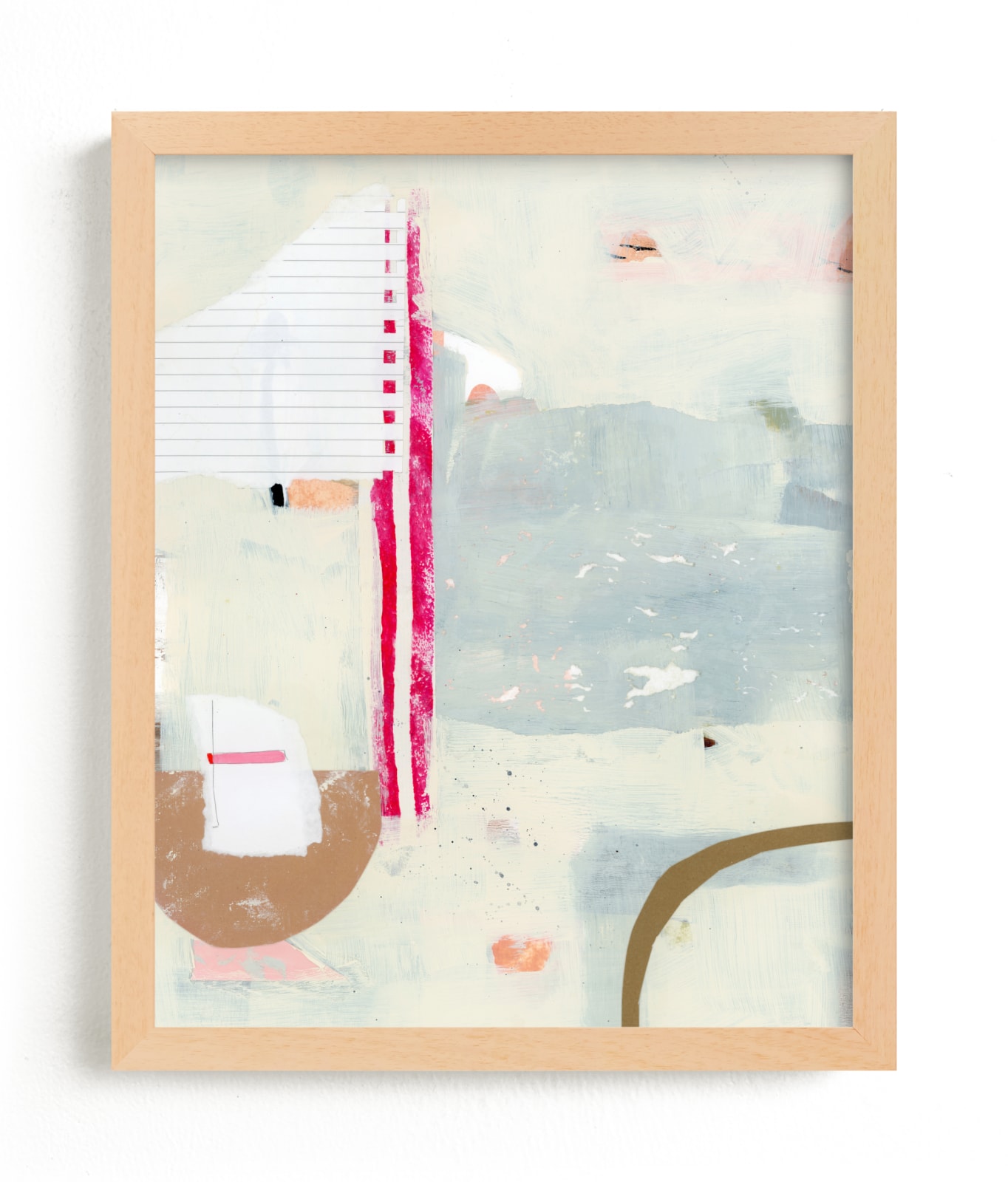 "Nautical Collage 2" - Art Print in Sea by Lindsay Megahed - Framed