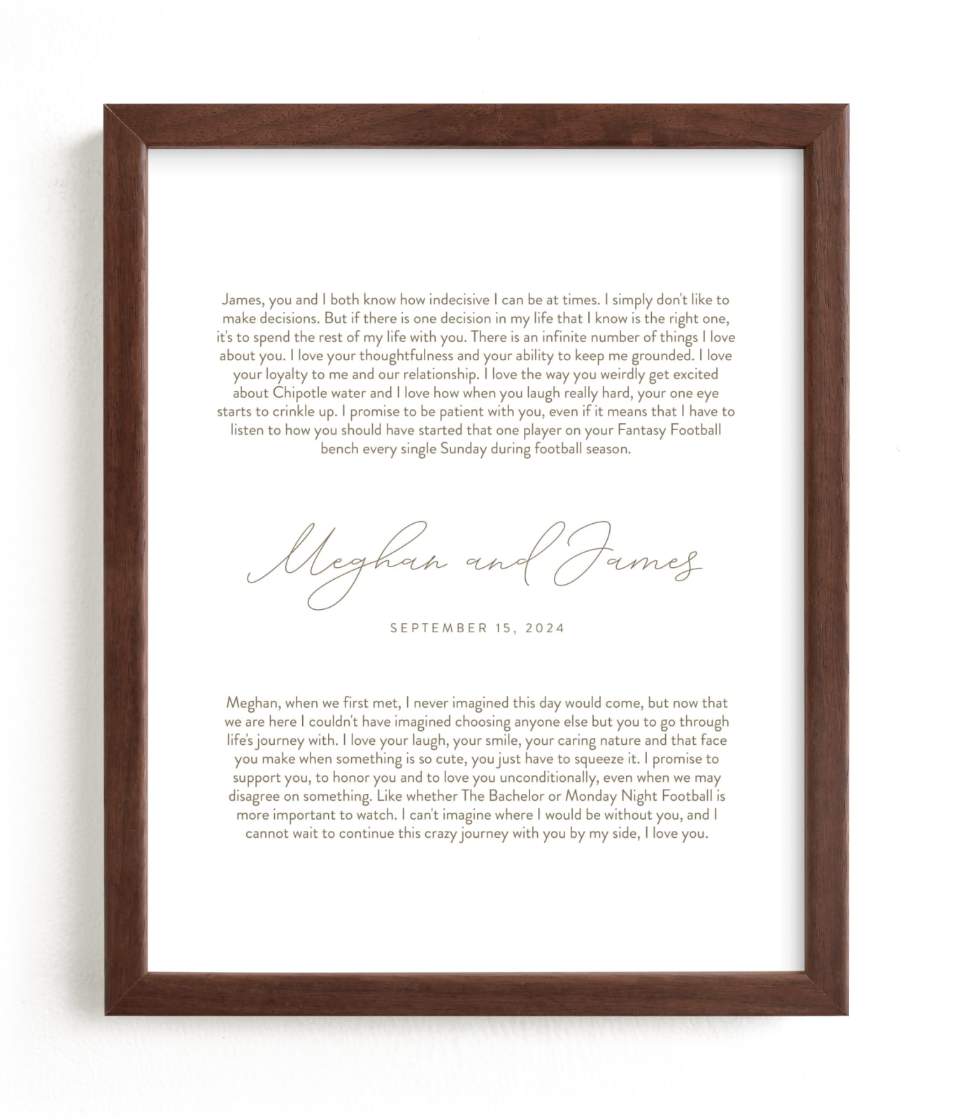 "Our Vows Art Print" - Drawn Digital Art by Minted in beautiful frame options and a variety of sizes.