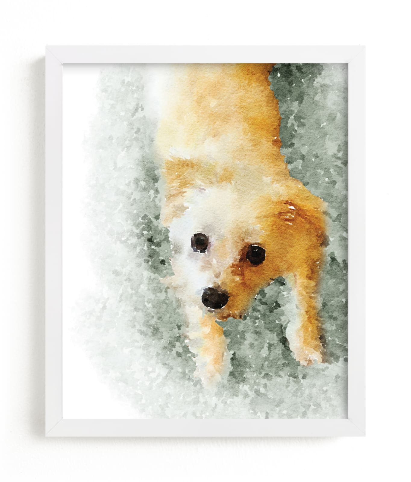 "Custom Pet Portrait" - Completely Custom Art by Minted in beautiful frame options and a variety of sizes.