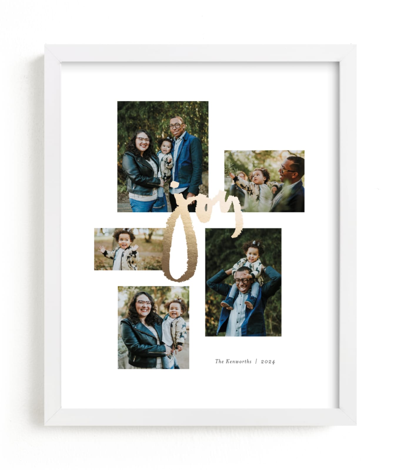 "Multitude of Joy" - Foil-pressed Photo Art by Jennifer Wick in beautiful frame options and a variety of sizes.