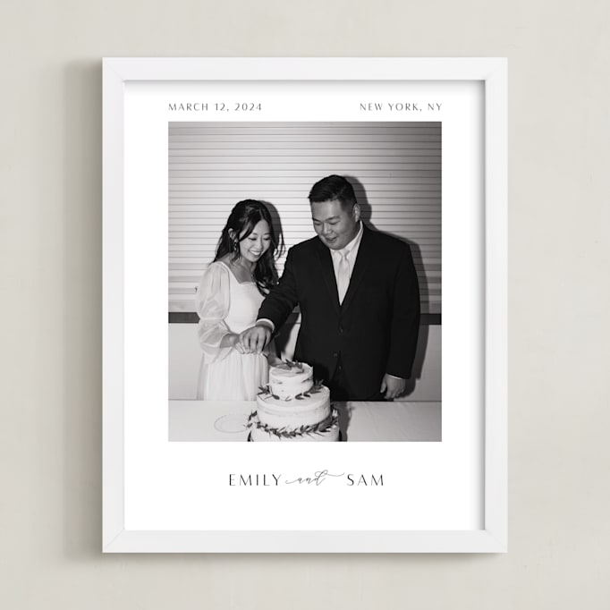 Be There: Portrait Framed Photo