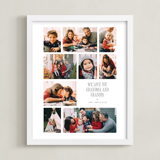 "Nine Photo: Portrait Framed Photo" - Framed Photo in White by Leia Matt - Framed
