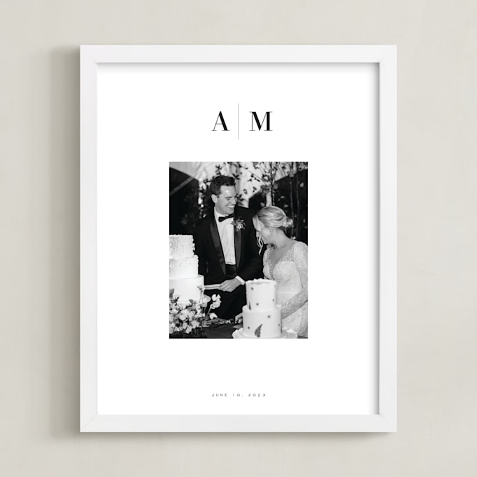 Monogram: Portrait Framed Photo 
