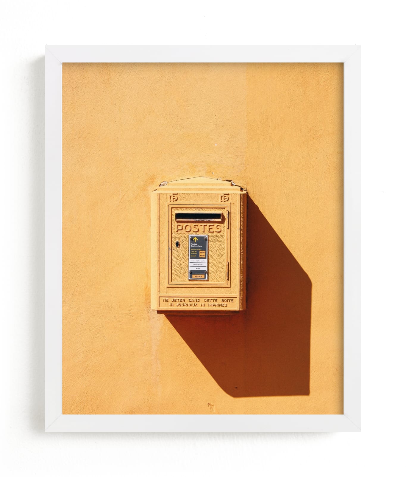 "La Poste" - Limited Edition Art Print by lulu and isabelle in beautiful frame options and a variety of sizes.