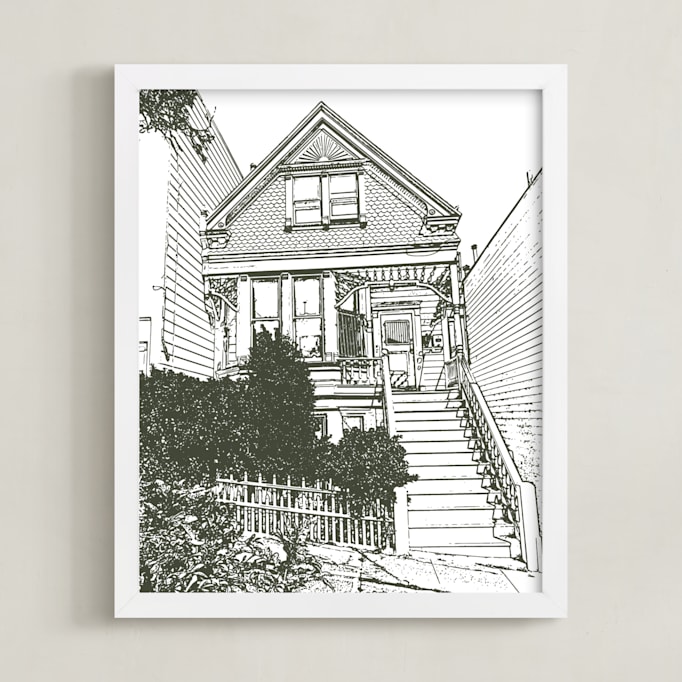 House Portrait Print